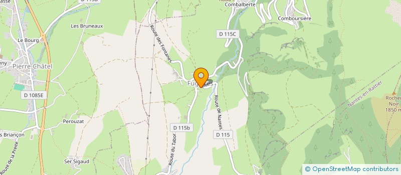 localisation de l'entreprise L'OREILLE DU LOUP  SAINT-HONORE