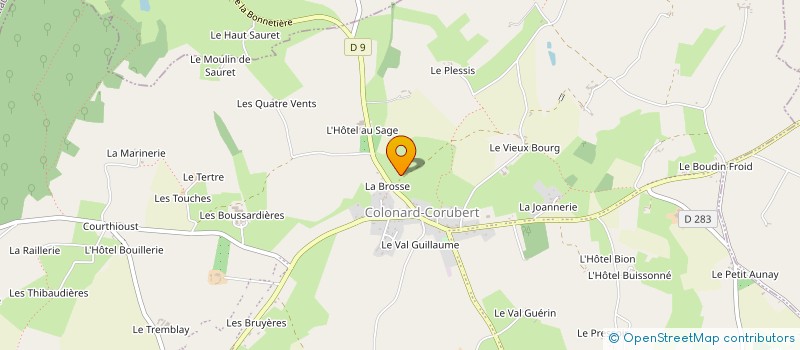 localisation de l'entreprise L'OREILLE DU PERCHE à PERCHE-EN-NOCE
