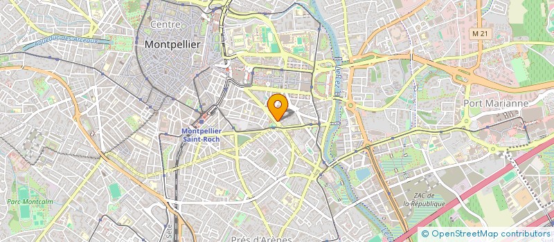 localisation de l'entreprise L OREILLE ELECTRIQUE à MONTPELLIER