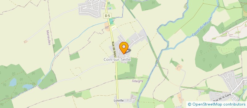localisation de l'entreprise L OREILLE EN COIN  COIN-SUR-SEILLE