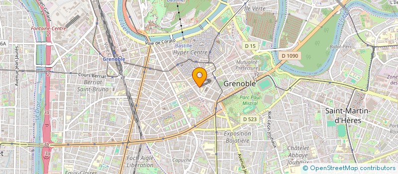localisation de l'entreprise L'OREILLE EN TRANSE à GRENOBLE