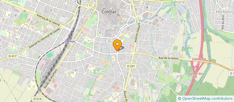 localisation de l'entreprise L'OREILLE MUSICALE  COLMAR