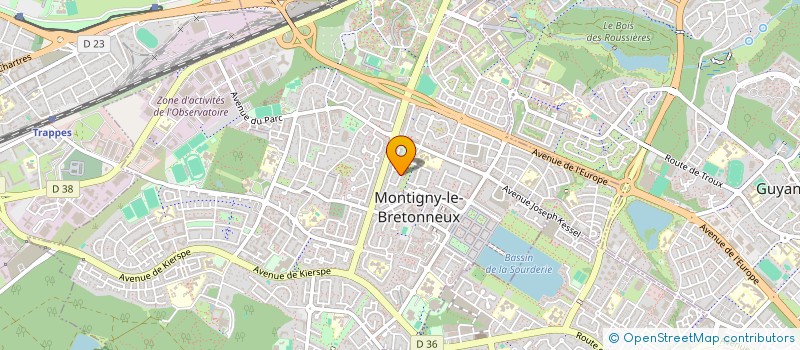 localisation de l'entreprise L OREILLE OUVERTE à MONTIGNY-LE-BRETONNEUX