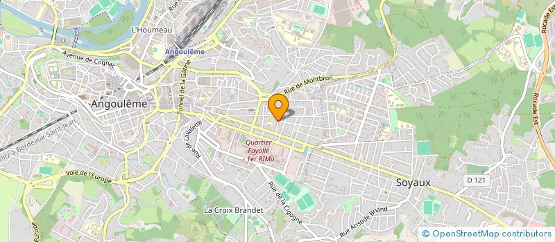localisation de l'entreprise L'OREILLE PERCHEE  ANGOULEME