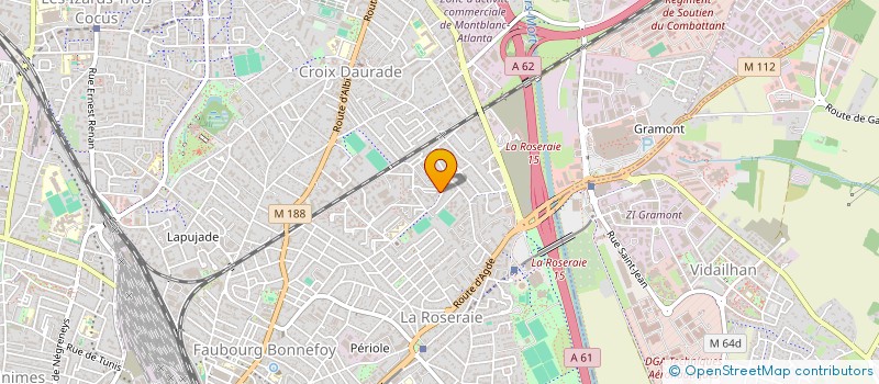localisation de l'entreprise L'OREILLE ROUSSE à TOULOUSE