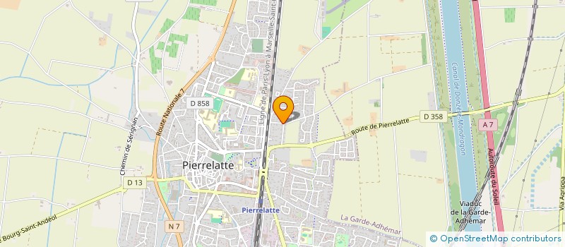 localisation de l'entreprise L'OREPI  PIERRELATTE