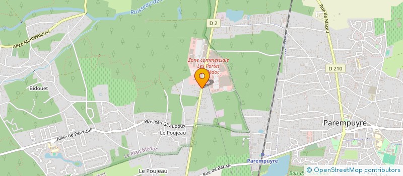 localisation de l'entreprise L OREPOL  LE PIAN-MEDOC