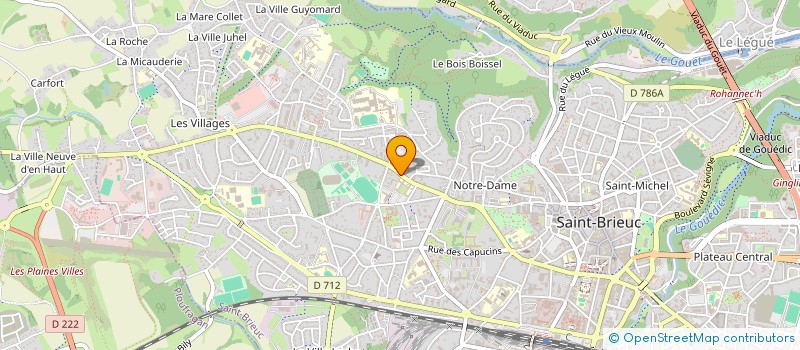 localisation de l'entreprise L'OREZIA à SAINT-BRIEUC