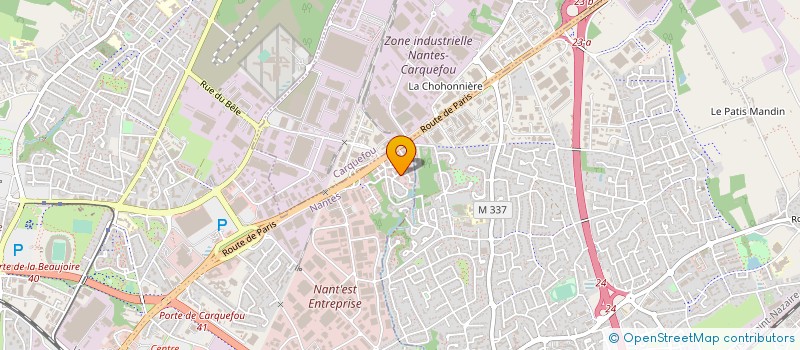 localisation de l'entreprise L'ORGANISATION à NANTES