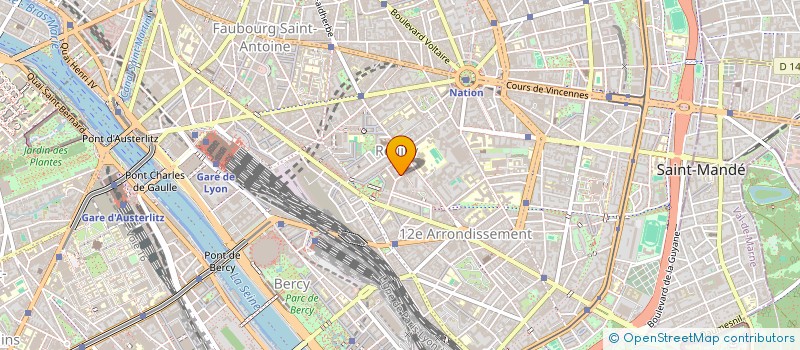 localisation de l'entreprise L'ORGANISATION ETUDIANTE INTERN LOGEMENT à PARIS