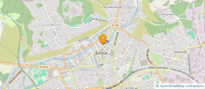 localisation de l'entreprise L ORIENT  EVREUX