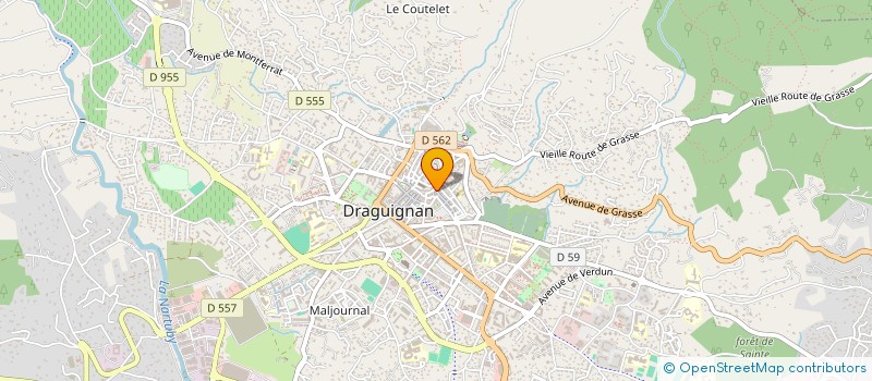 localisation de l'entreprise L'ORIENT  DRAGUIGNAN