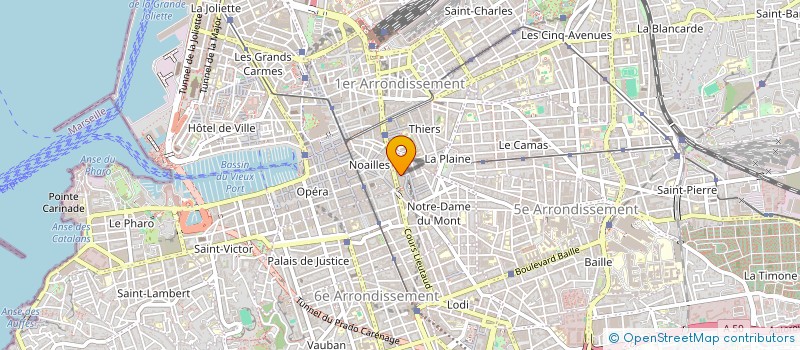 localisation de l'entreprise L ORIENT DE MARSEILLE à MARSEILLE