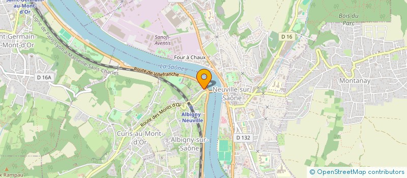 localisation de l'entreprise L'ORIENT EXPRESS  NEUVILLE-SUR-SAONE