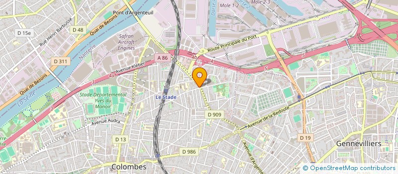 localisation de l'entreprise L'ORIENT EXPRESS  COLOMBES
