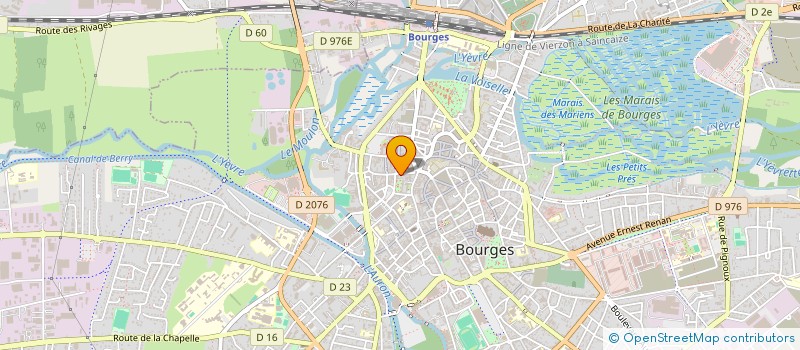 localisation de l'entreprise L'ORIENT EXPRESS  BOURGES