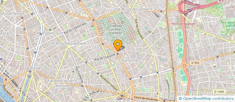 localisation de l'entreprise L'ORIENT EXPRESS  LE KREMLIN-BICETRE