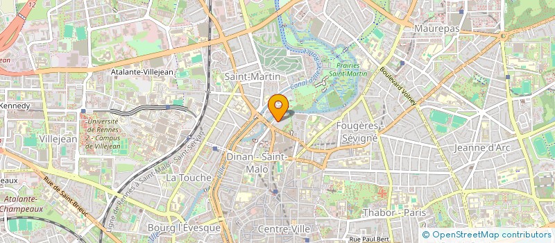 localisation de l'entreprise L'ORIENT IMMOBILIER  RENNES