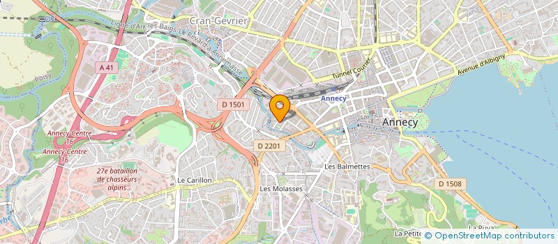 localisation de l'entreprise L'ORIENT'S  ANNECY