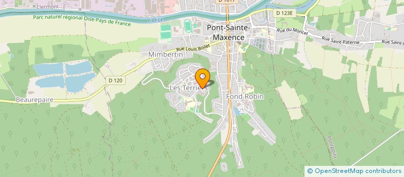 localisation de l'entreprise L'ORIENTAL à PONT-SAINTE-MAXENCE