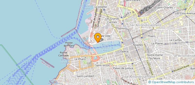 localisation de l'entreprise L'ORIENTAL  MARSEILLE