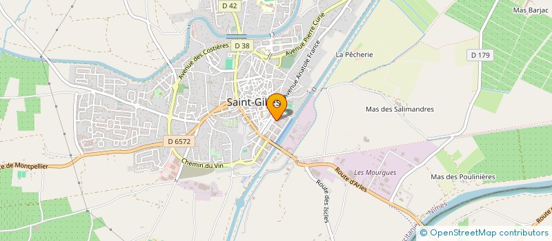 localisation de l'entreprise L'ORIENTAL à SAINT-GILLES