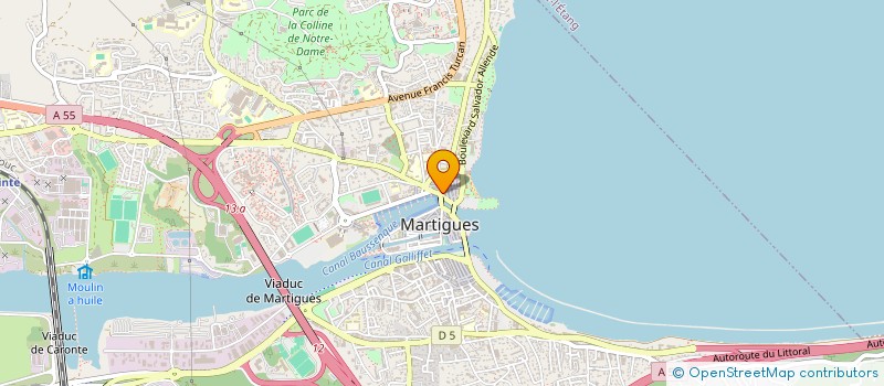 localisation de l'entreprise L'ORIENTAL à MARTIGUES