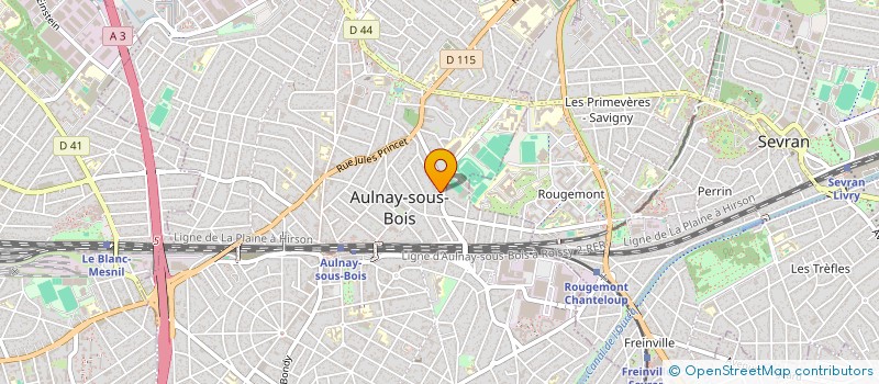 localisation de l'entreprise L'ORIENTAL à AULNAY-SOUS-BOIS