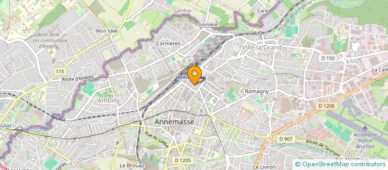localisation de l'entreprise L' ORIENTAL DE FEZ à ANNEMASSE
