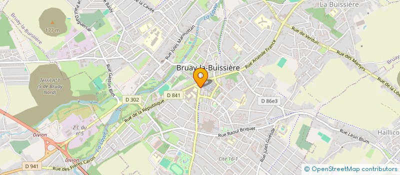 localisation de l'entreprise L'ORIENTAL PRESTIGE à BRUAY-LA-BUISSIERE