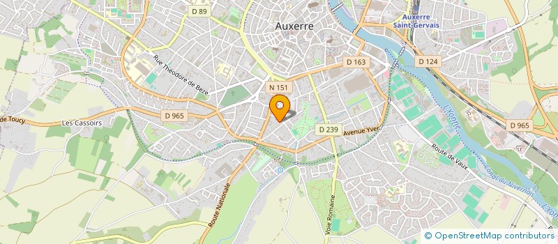 localisation de l'entreprise L'ORIENTALE à AUXERRE