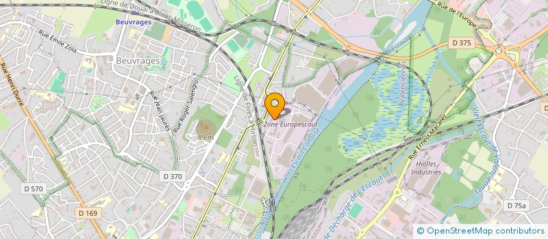 localisation de l'entreprise L'ORIENTALE à ANZIN