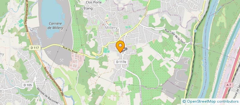 localisation de l'entreprise L'ORIENTALE à MILLERY