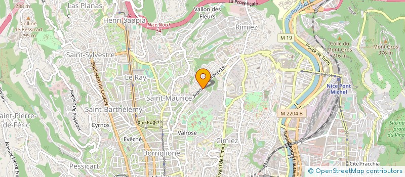 localisation de l'entreprise L ORIENTATION IMMOBILIERE à NICE