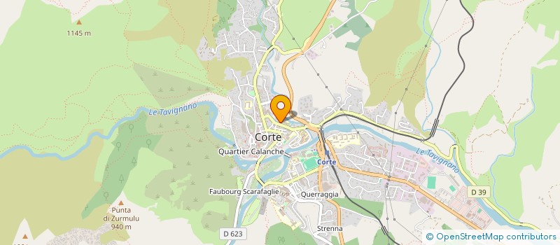localisation de l'entreprise L'ORIENTE à CORTE