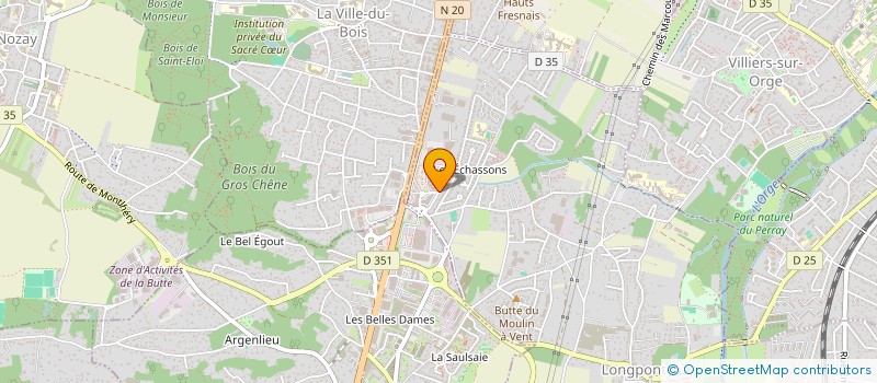localisation de l'entreprise L'ORIGAN à LONGPONT-SUR-ORGE