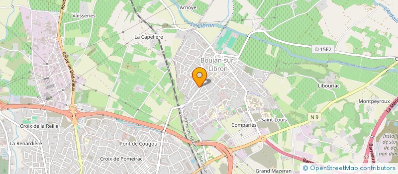 localisation de l'entreprise L'ORIGINAL  BOUJAN-SUR-LIBRON