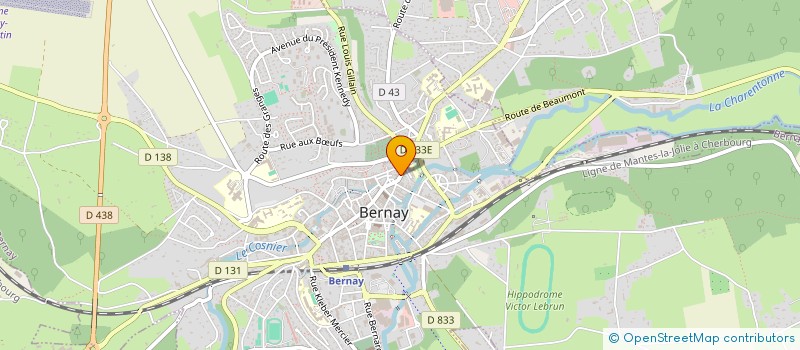 localisation de l'entreprise L'ORIGINAL à BERNAY