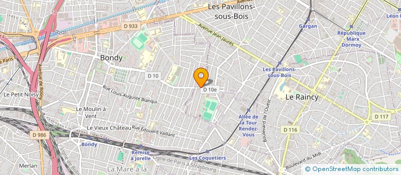 localisation de l'entreprise L'ORIGINAL à BONDY