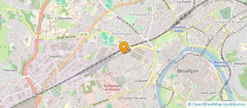 localisation de l'entreprise L'ORIGINAL à BESANCON