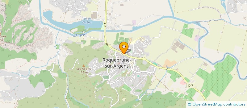 localisation de l'entreprise L'ORIGINAL COIFFURE à ROQUEBRUNE-SUR-ARGENS