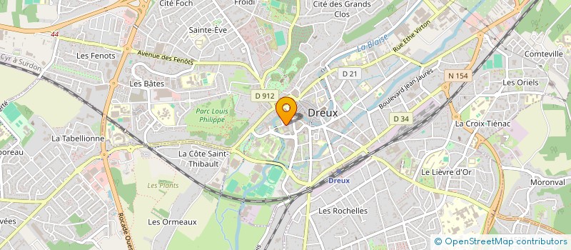localisation de l'entreprise L ORIGINE à DREUX