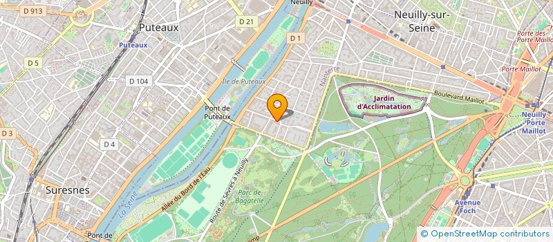 localisation de l'entreprise L'ORIGINE à NEUILLY-SUR-SEINE