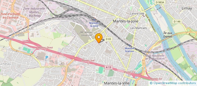 localisation de l'entreprise L'ORIGINE DES COULEURS à MANTES-LA-VILLE