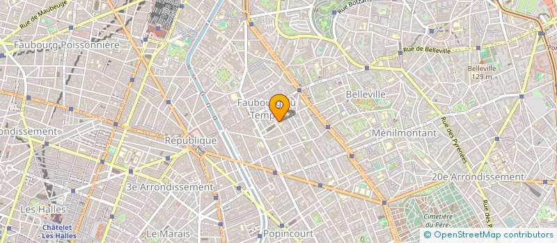 localisation de l'entreprise L'ORILLON  PARIS