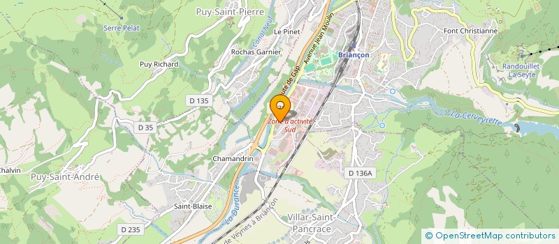localisation de l'entreprise L'ORIOL à BRIANCON