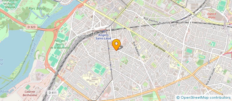 localisation de l'entreprise L'ORIU à ANGERS