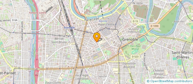 localisation de l'entreprise L'ORJE  GRENOBLE