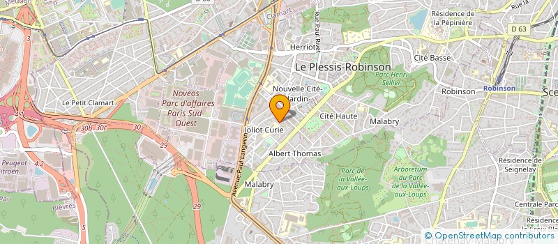 localisation de l'entreprise L'ORKESTRE A PLUMES à LE PLESSIS-ROBINSON