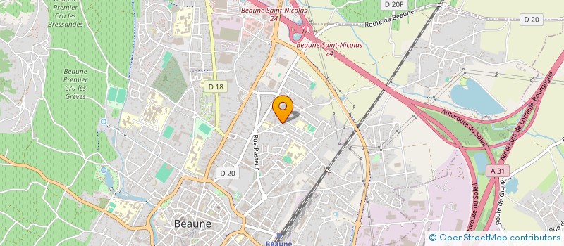 localisation de l'entreprise L'ORLANDO SELECTION à BEAUNE